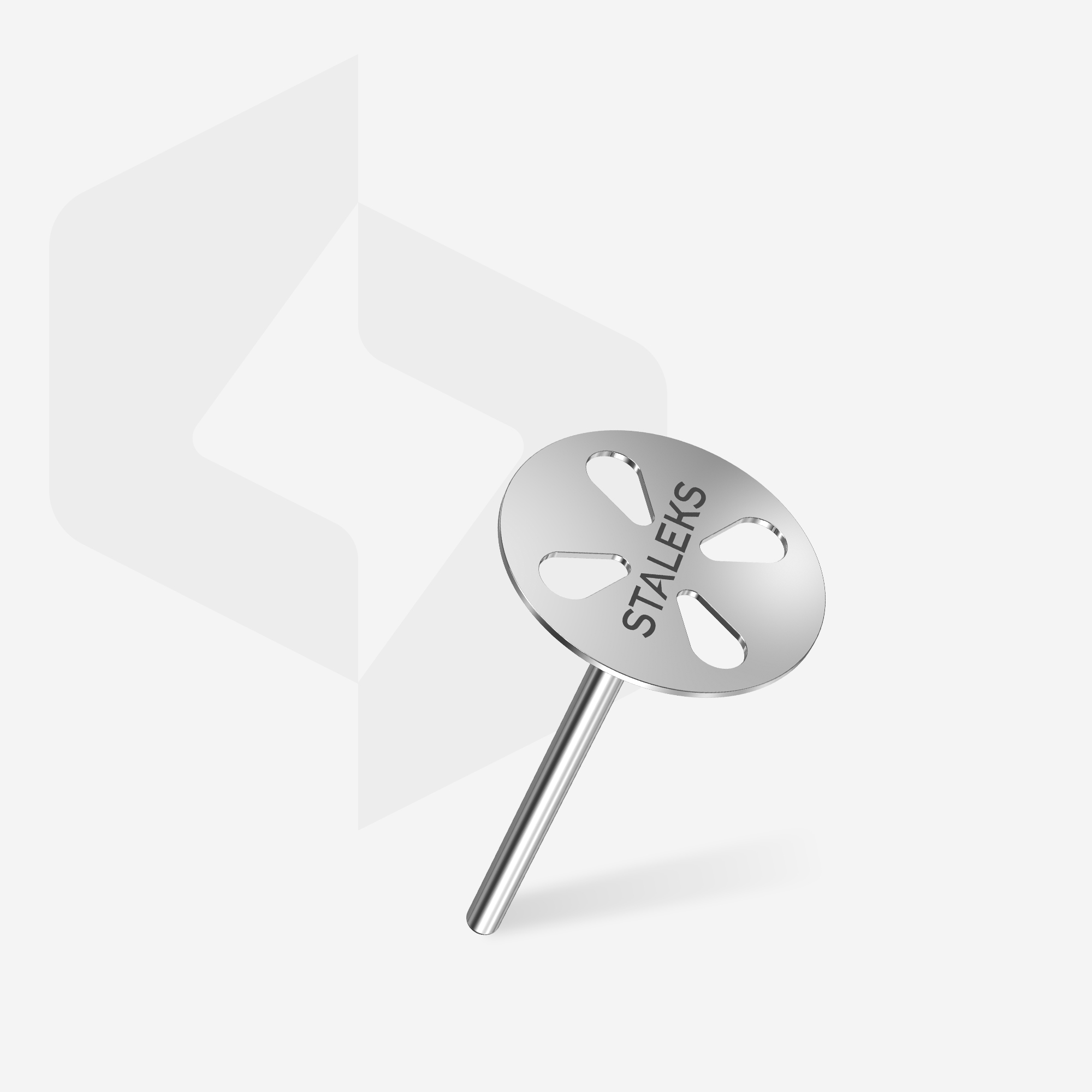 STALEKS EXPERT PODODISC M Педикюрный диск удлинённый со сменными файлами, 180 грит 20 мм (5 шт) — изображение 2