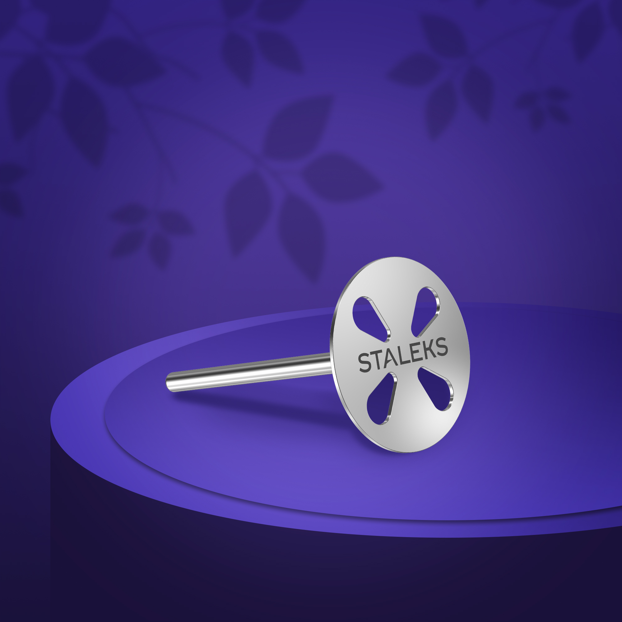 STALEKS EXPERT PODODISC M Педикюрный диск удлинённый со сменными файлами, 180 грит 20 мм (5 шт)
