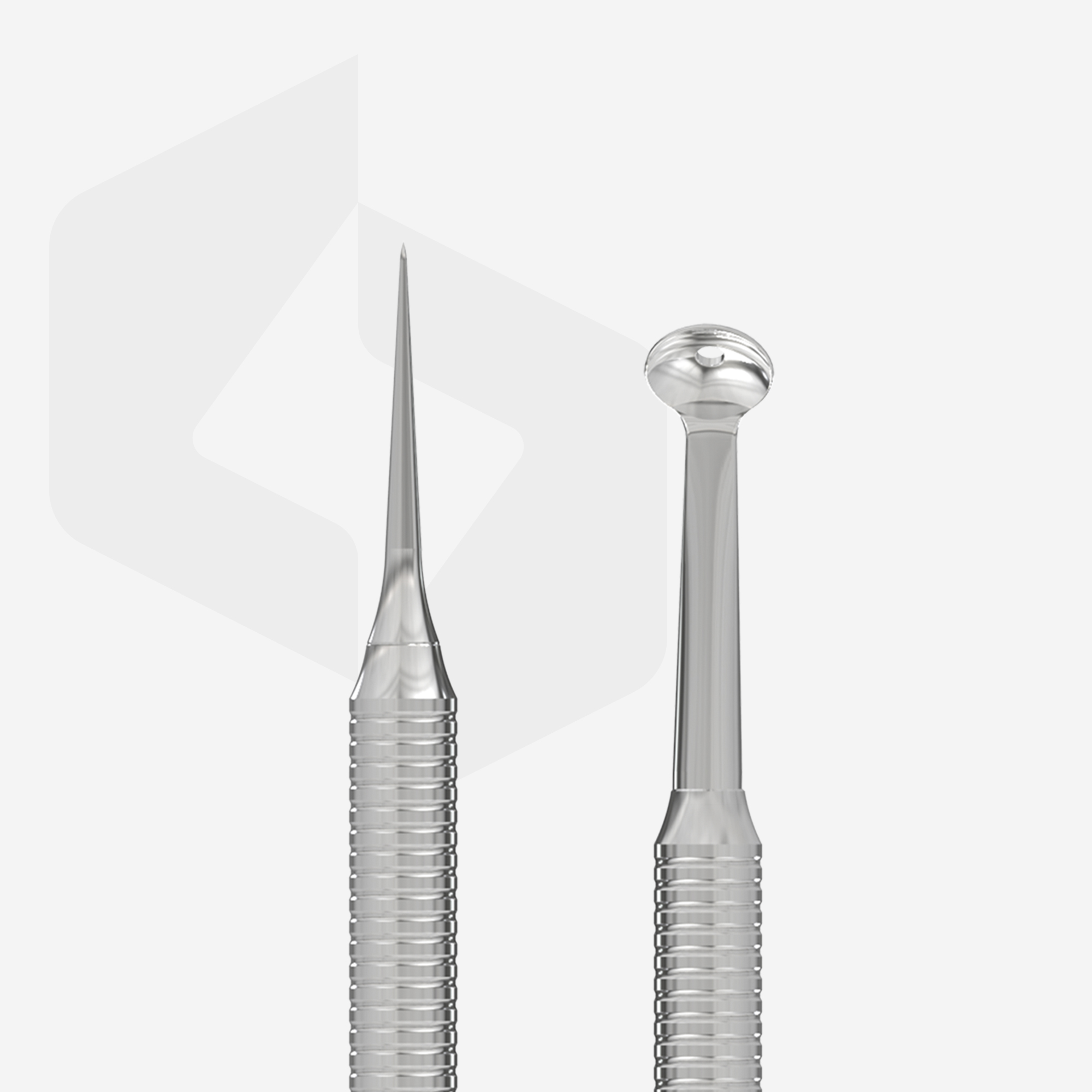 Cosmetology double-ended tool EXPERT 20 TYPE 4 (Uno spoon and Vidal needle straight) - Image 2