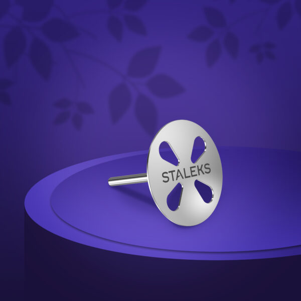 STALEKS EXPERT PODODISC L Disco de pedicura con limas reemplazables, grano 180, 25 mm (5 uds.)