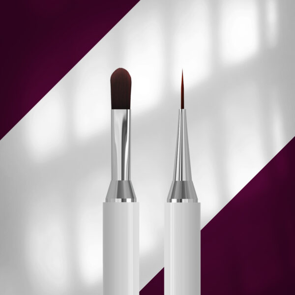 STALEKS EXCLUSIVE 06/11 Pincel de doble cara para gel 11 mm / liner 12 mm