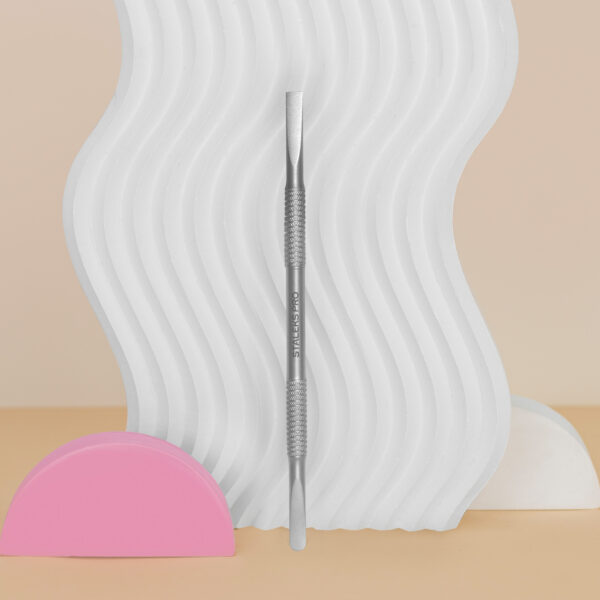 Espátula de manicure (pusher reto + arredondado) Staleks Pro Smart 70 Tipo 1