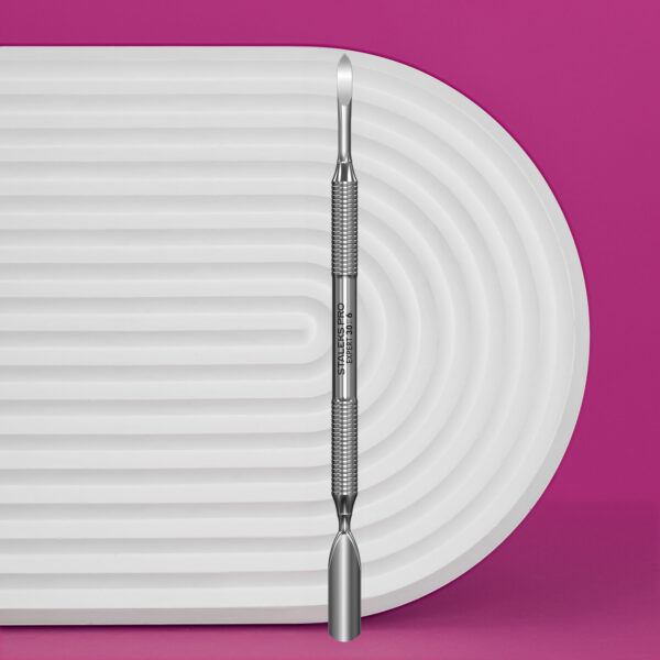 Manicure pusher EXPERT 30 TYPE 6 (rounded wide pusher and nail cleaner)