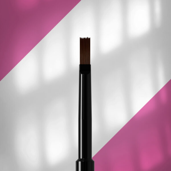 Straight brush for gel EXPERT width 6 mm / length 10 mm