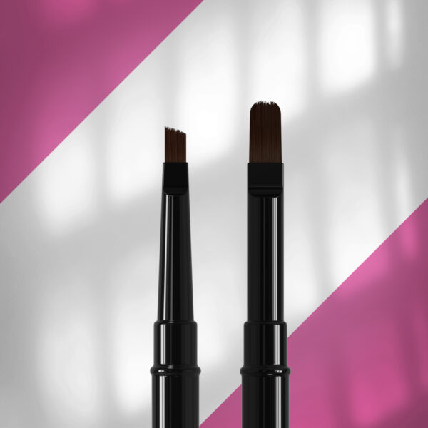 Double-ended brush EXPERT for gel 11 mm / for gel 7 mm