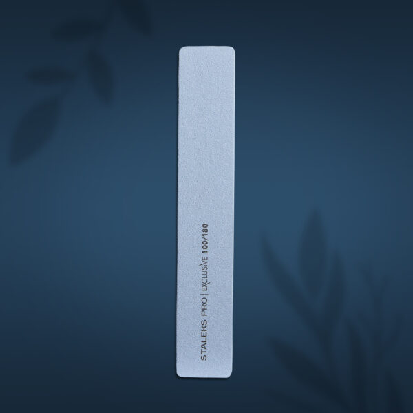Lixa de unha mineral recta Staleks Pro Exclusive, grão 100/180