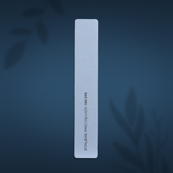 Lixa de unha mineral recta Staleks Pro Exclusive, grão 180/240