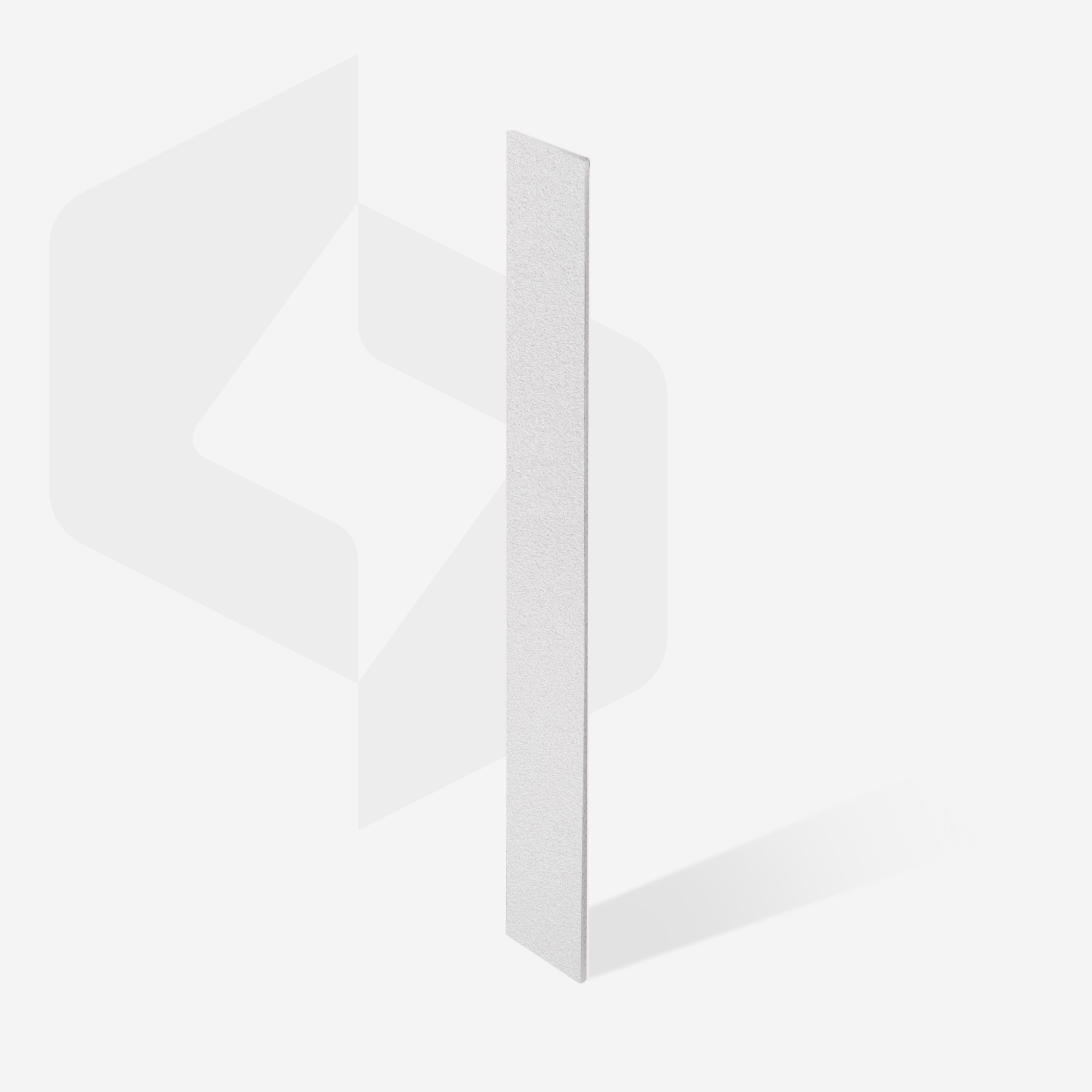 Disposable white files for straight nail file on a soft foam layer EXPERT 20 180 grit (30 pcs) - Image 2