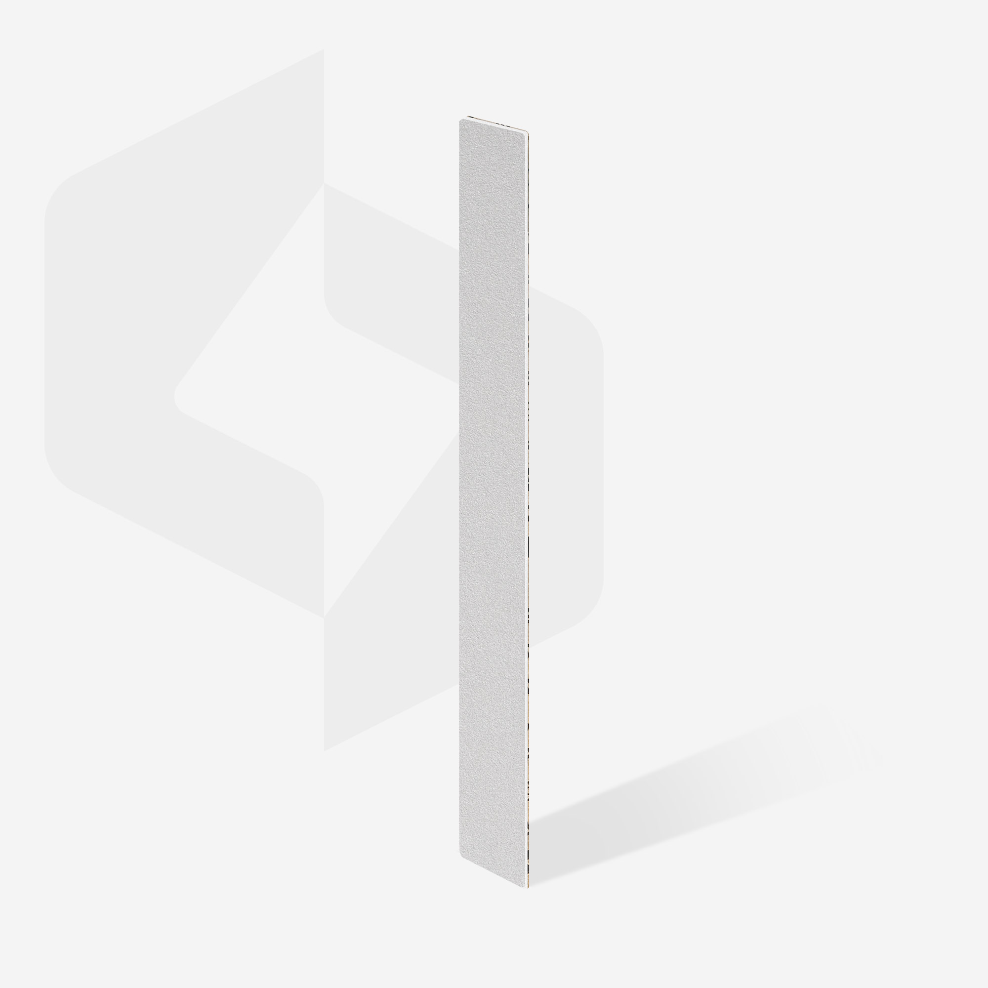 White disposable papmAm files for straight nail file (soft base) Staleks Pro Expert 20, 100 grit (30 pcs) - Image 2